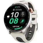 Titan Celestor Smart Watch (Beige)