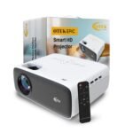 OTEK Epic FHD Projector (Non-Smart, No WiFi), Native 1080P, 6000